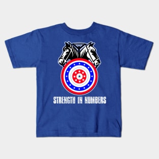 Strength in numbers, Union worker, Teamster gift t shirt Kids T-Shirt